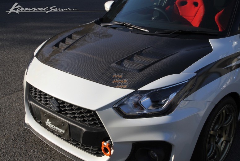Kansai Service Cooling Engine Hood Bonnet FRP - Swift Sport ZC33S