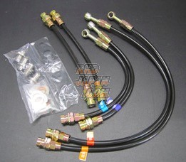 R's Racing Service RRP Stainless Mesh Brake Hose Set - Swift Sport ZC33S