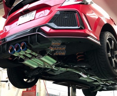 SEEKER S.E.S. Muffler Kit Trident Exhaust Muffler - Civic Type-R FK8
