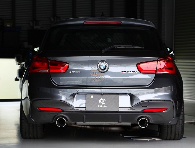3D Design Rear Diffuser 2 Tail Carbon Fiber - BMW F20 M-Sport LCI M135i 1B30 M140i 1S30