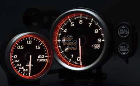Defi Racer Gauge N2 Pressure 52mm - Red - RHDJapan Defi Racer Gauge N2 Pressure 52mm - Red - RHDJapan