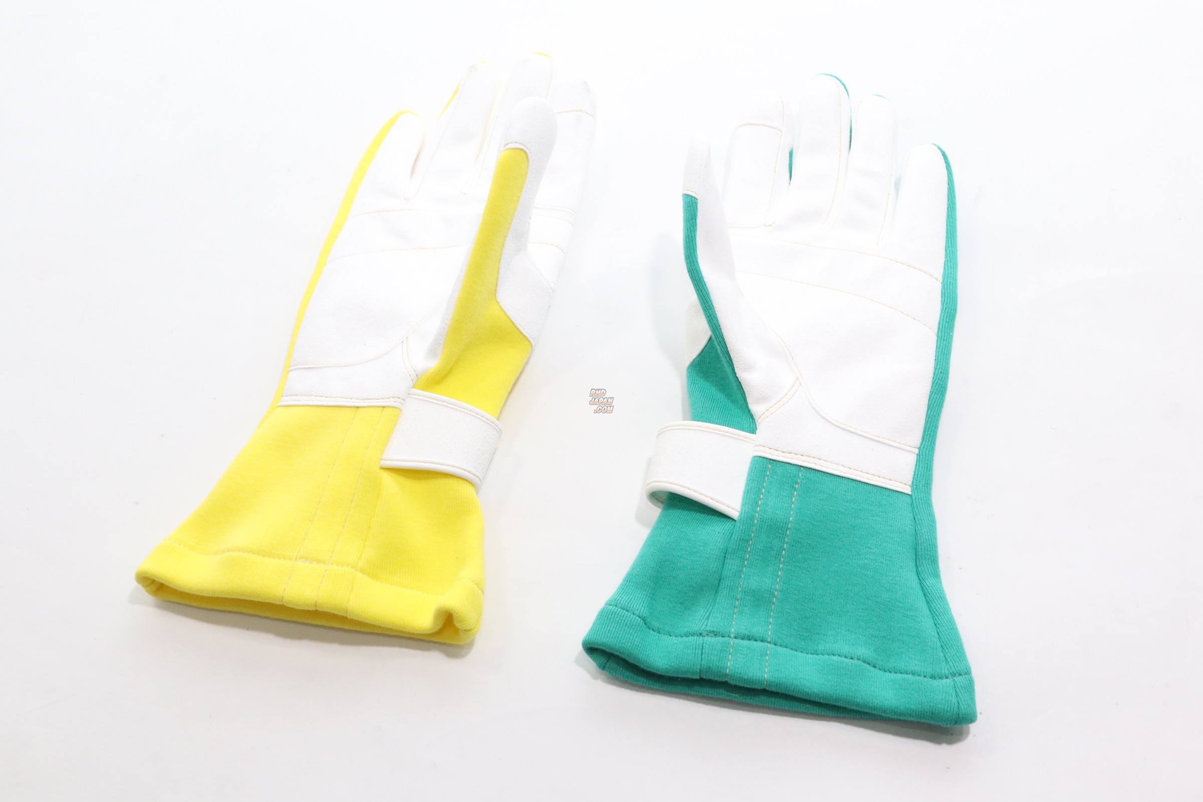 Uras Racing Gloves Yellow Green Mix Medium RHDJapan