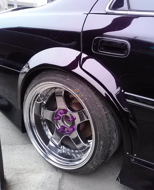 N-Style Custom Over Fender Fenderflares Rear Set - Type 2 4