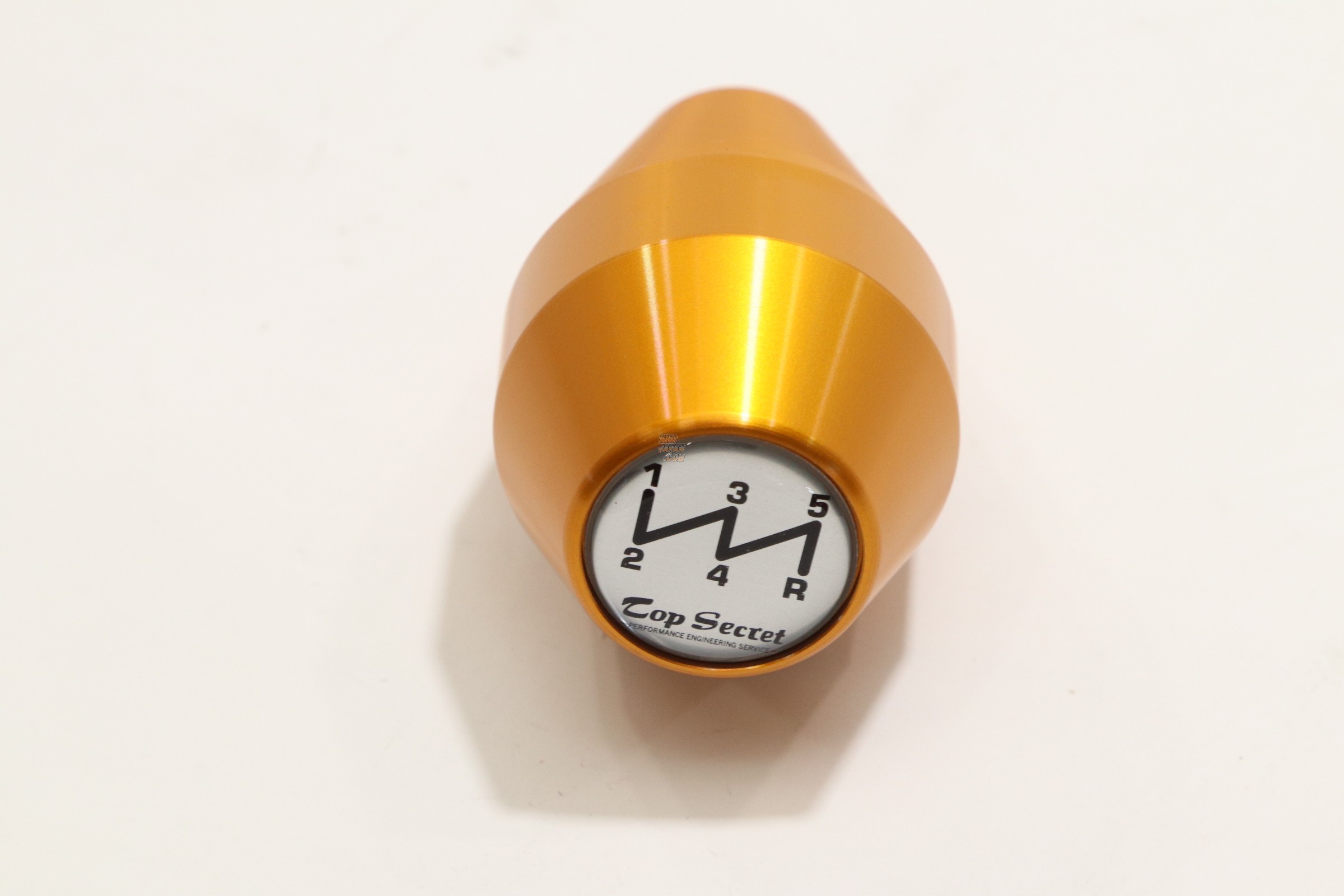 Top Secret Shift Knob Long Type 5MT Gold - M12x1.25 - RHDJapan