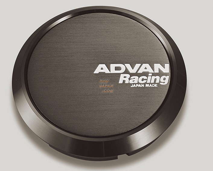 YOKOHAMA Advan Racing Center Cap Flat 63mm - Dark Bronze White Lettering