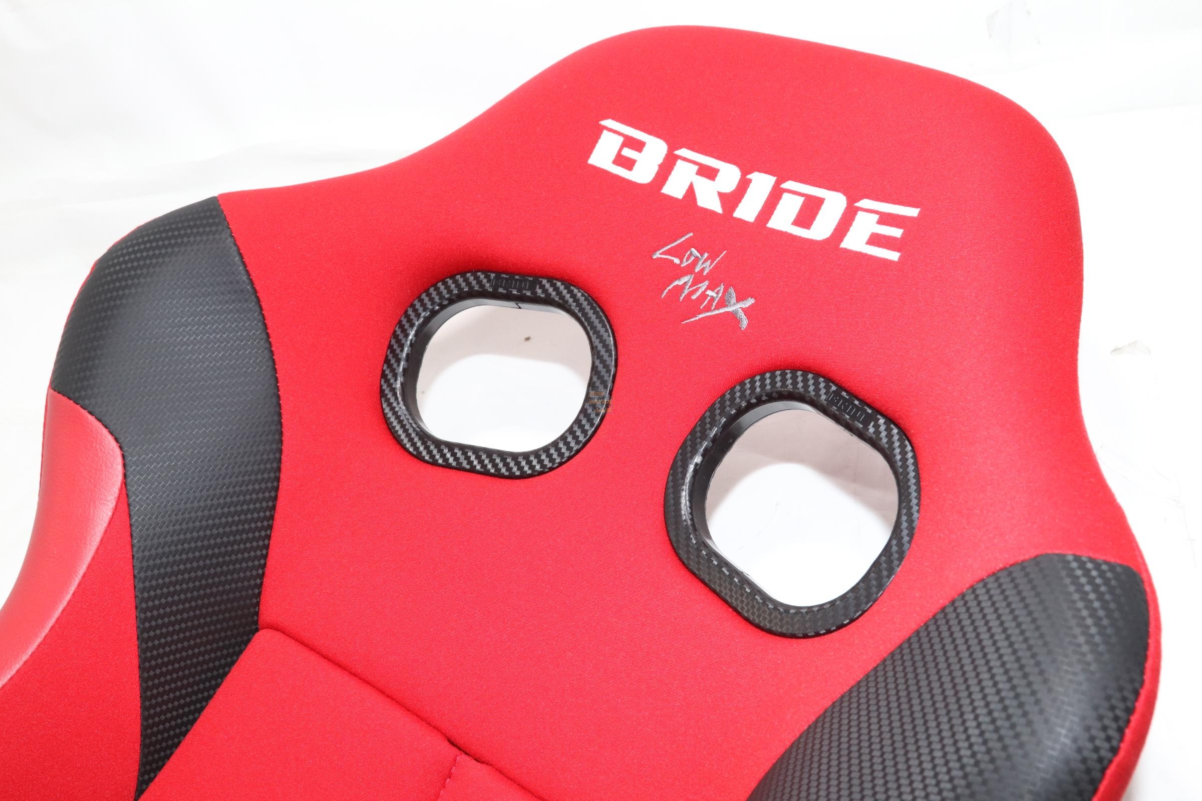 BRIDE ZETA IV Low Max Full Bucket Seat - Red Carbon Shell