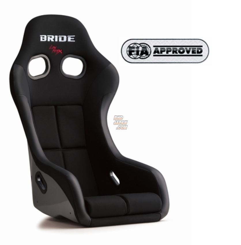 BRIDE ZETA IV Low Max Full Bucket Seat - Black Carbon Shell