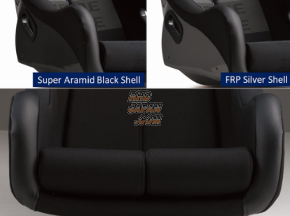 BRIDE ZIEG IV Wide Low Max Full Bucket Seat - Black FRP Shell