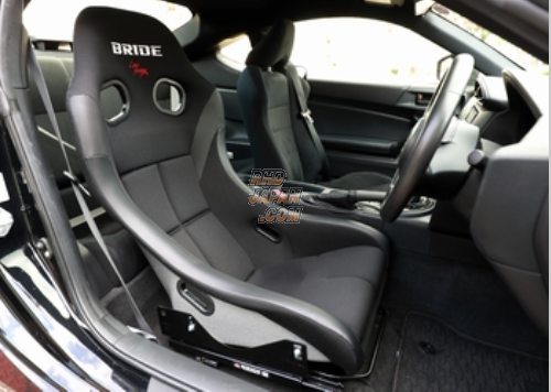 BRIDE ZIEG IV Wide Low Max Full Bucket Seat - Black FRP Shell
