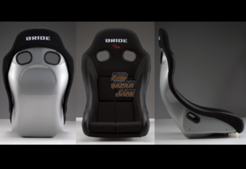 BRIDE ZIEG IV Wide Low Max Full Bucket Seat - Black FRP Shell