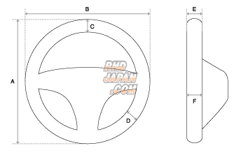 Lexus ct200h hot sale steering wheel size