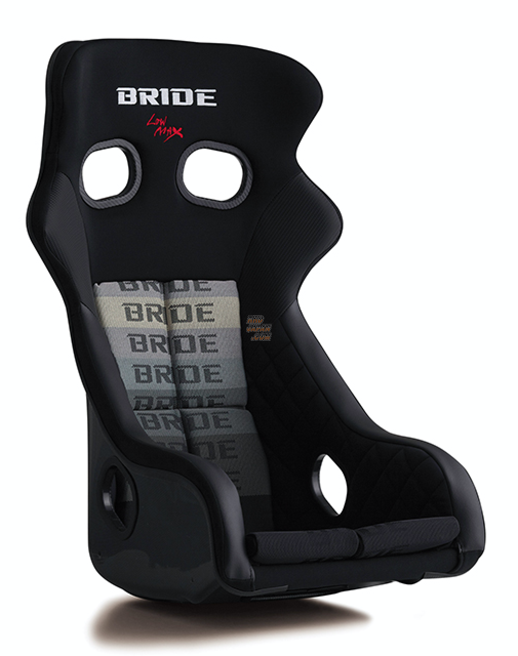 BRIDE XERO CS Low Max Full Bucket Seat - Black FRP Silver Shell - RHDJapan