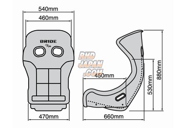 高速 割引 2024 西日本 Bucket Full Max Low MS XERO BRIDE Seat Logo Gradation - 文房具・ステーショナリー