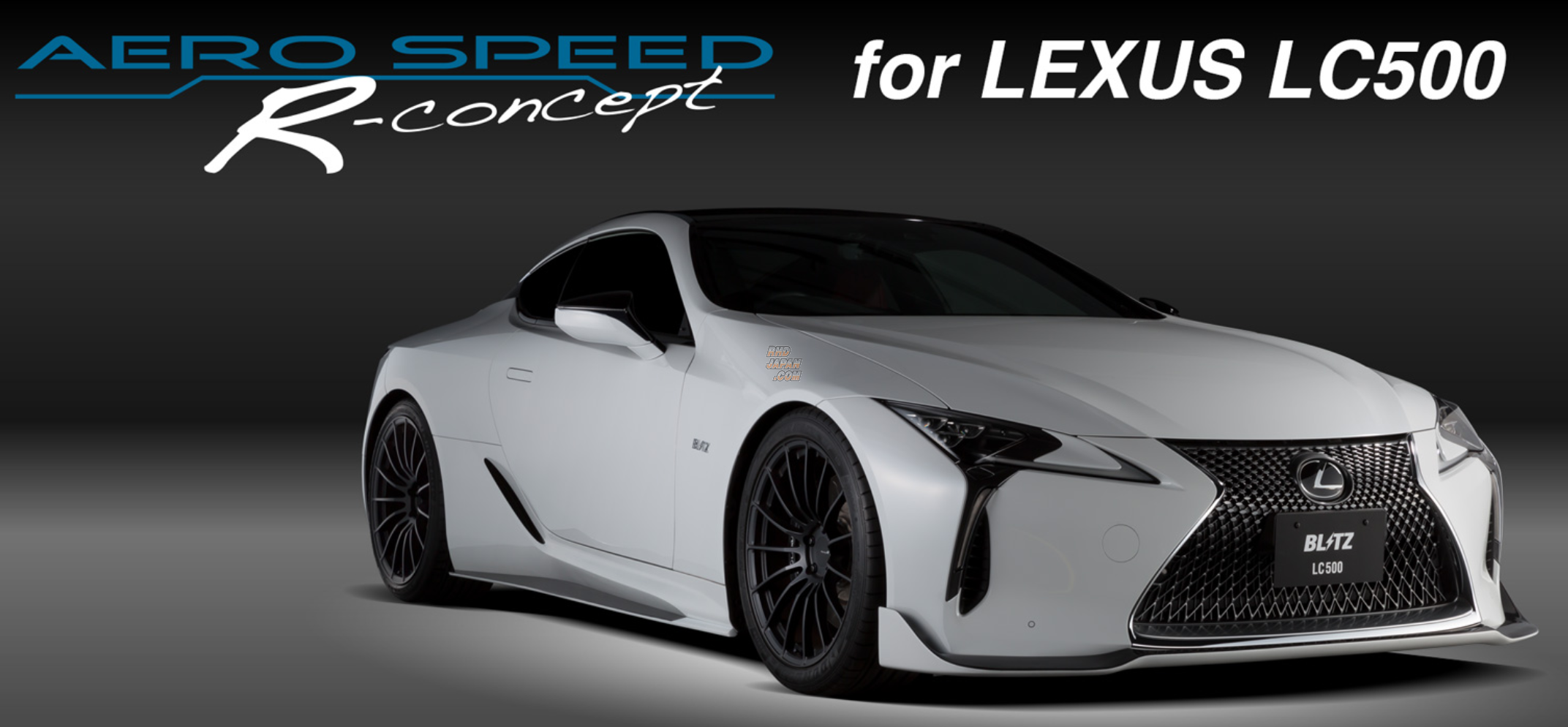 Blitz Aero Speed R-Concept Front Lip Spoiler Carbon Fiber - Lexus