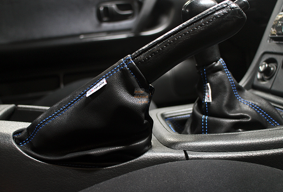 Top Secret Blue Stitching Side Brake Boot - BCNR33