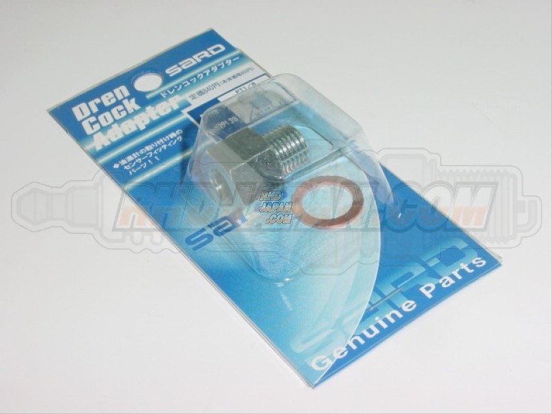 Sard Dren Drain Cock Adapter M12xP1.25 - M10xP1.0