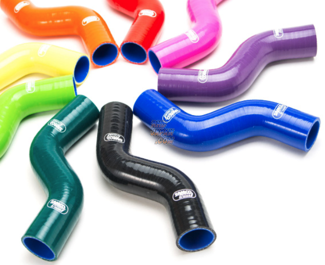 Samco Radiator Coolant Hose Kit Option Color Gun Metallic - JZS147