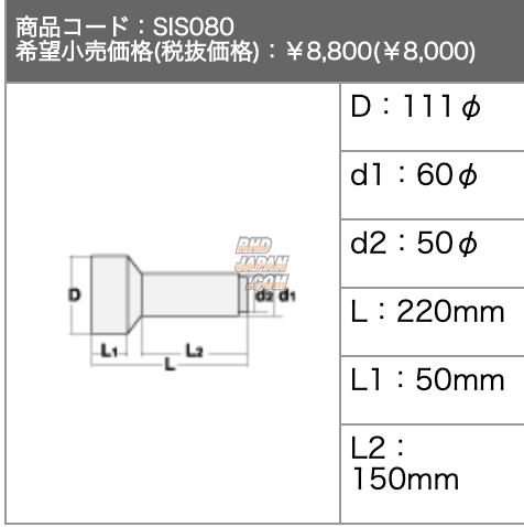 Kakimoto Racing Hyper 2000 Fullmega N1+ Full Dual/Premium Inner Silencer - SIS080