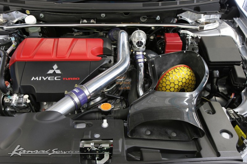 Kansai Service Carbon Air Duct & Racing Suction Kit - Lancer