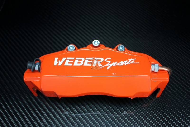 Weber Sports Brake Caliper Cover Set Front - Type VVF1 Orange