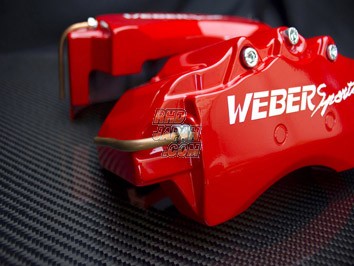 Weber Sports Brake Caliper Cover Set Front - Type VVF1 Orange