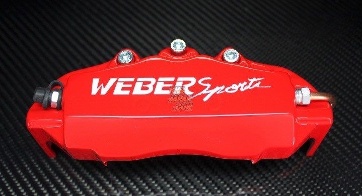 Weber Sports Brake Caliper Cover Set Front - Type VVF1 Orange