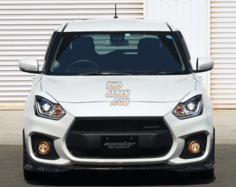 Monster Sport Head Lamp Garnish Premium Silver Metallic ABS - Swift Sport ZC33S Swift ZC13S ZC43S ZC53S ZD53S ZC83S ZD83S