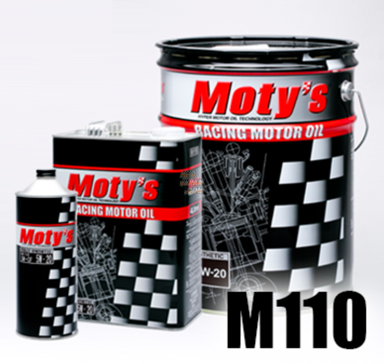 Moty's Racing Motor Oil M110 4リットル 5W-40 Moty's High Performance Engine Oil M110 - 5W-40 4L - RHDJapan