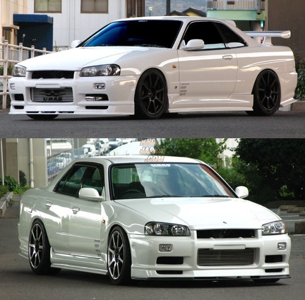 URAS Front Bumper Type-R - Skyline R34 4-Door