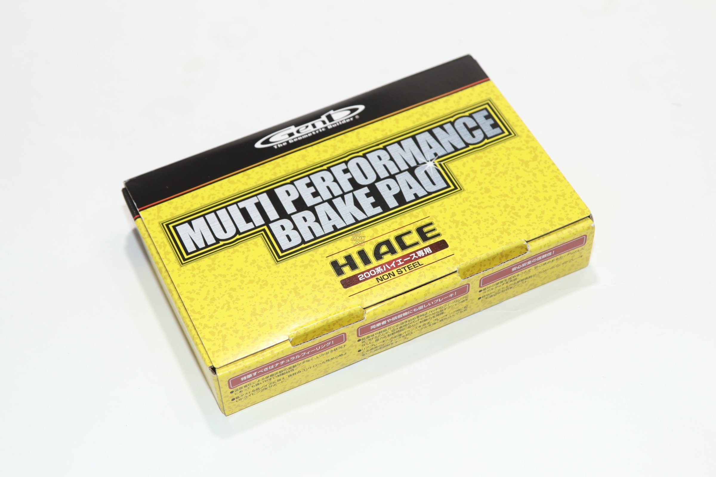 MoonFace Genb Multi-Performance Brake Pads Front - TRH200# KDH200# KDH205V KDH22#K KDH22#B TRH21#W TRH22#K TRH22#W