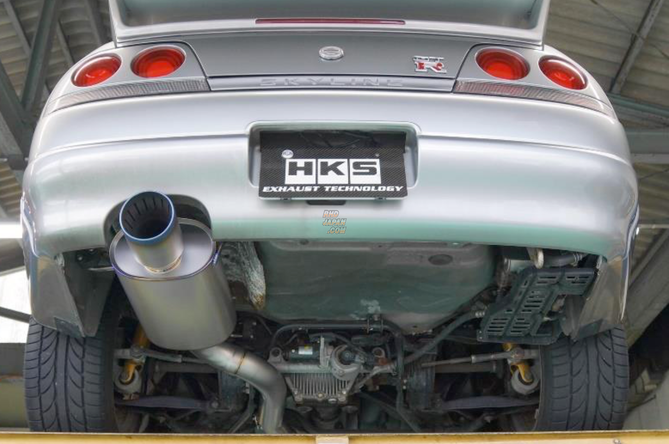 HKS Super Turbo Muffler Ti Titanium - BCNR33