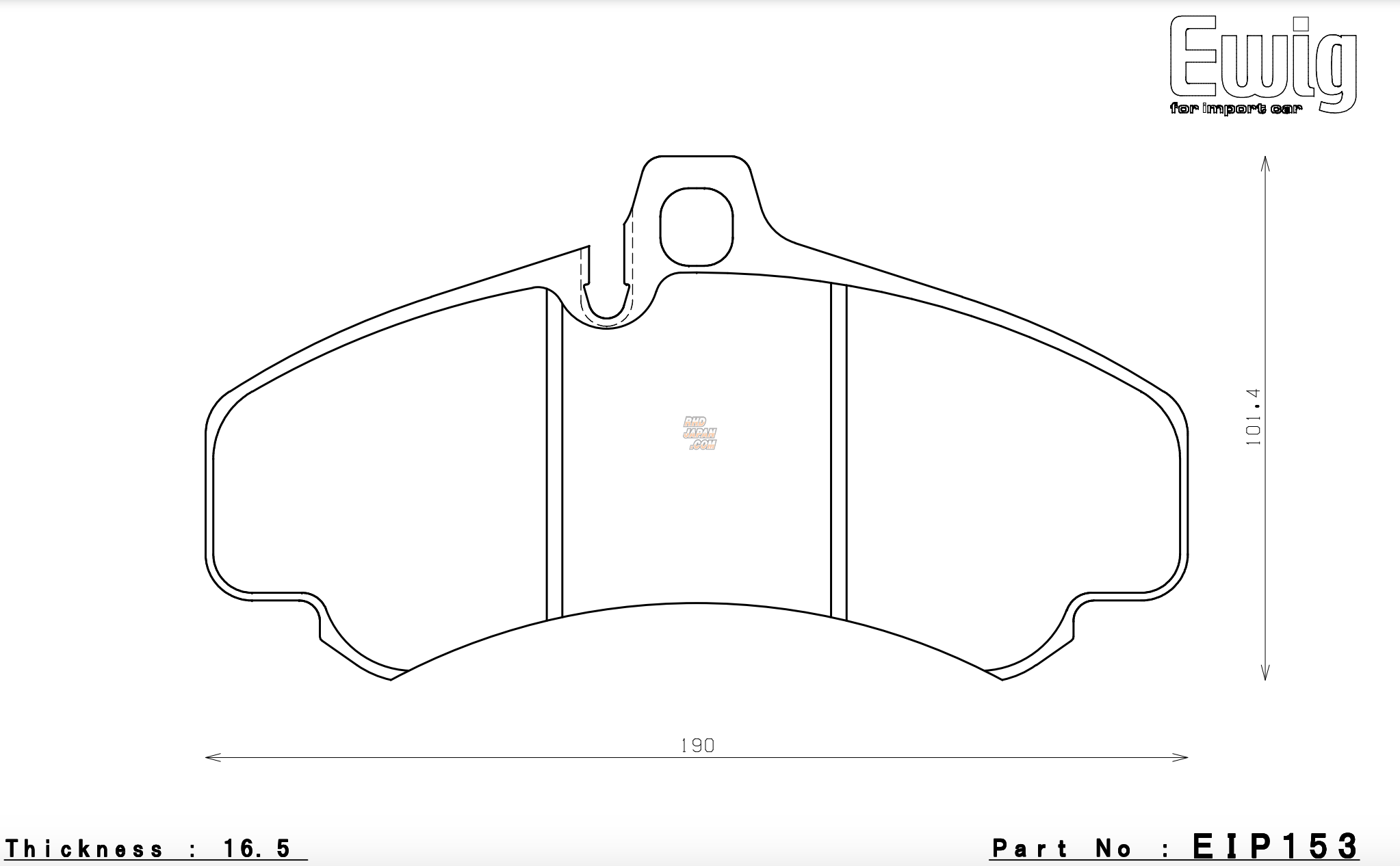 Endless Ewig Front Brake Pads Circuit Compound CC38 (ME22) - Porsche 911 997 Turbo 99770 997MA170 GT3 997M9777 RS 99776RS
