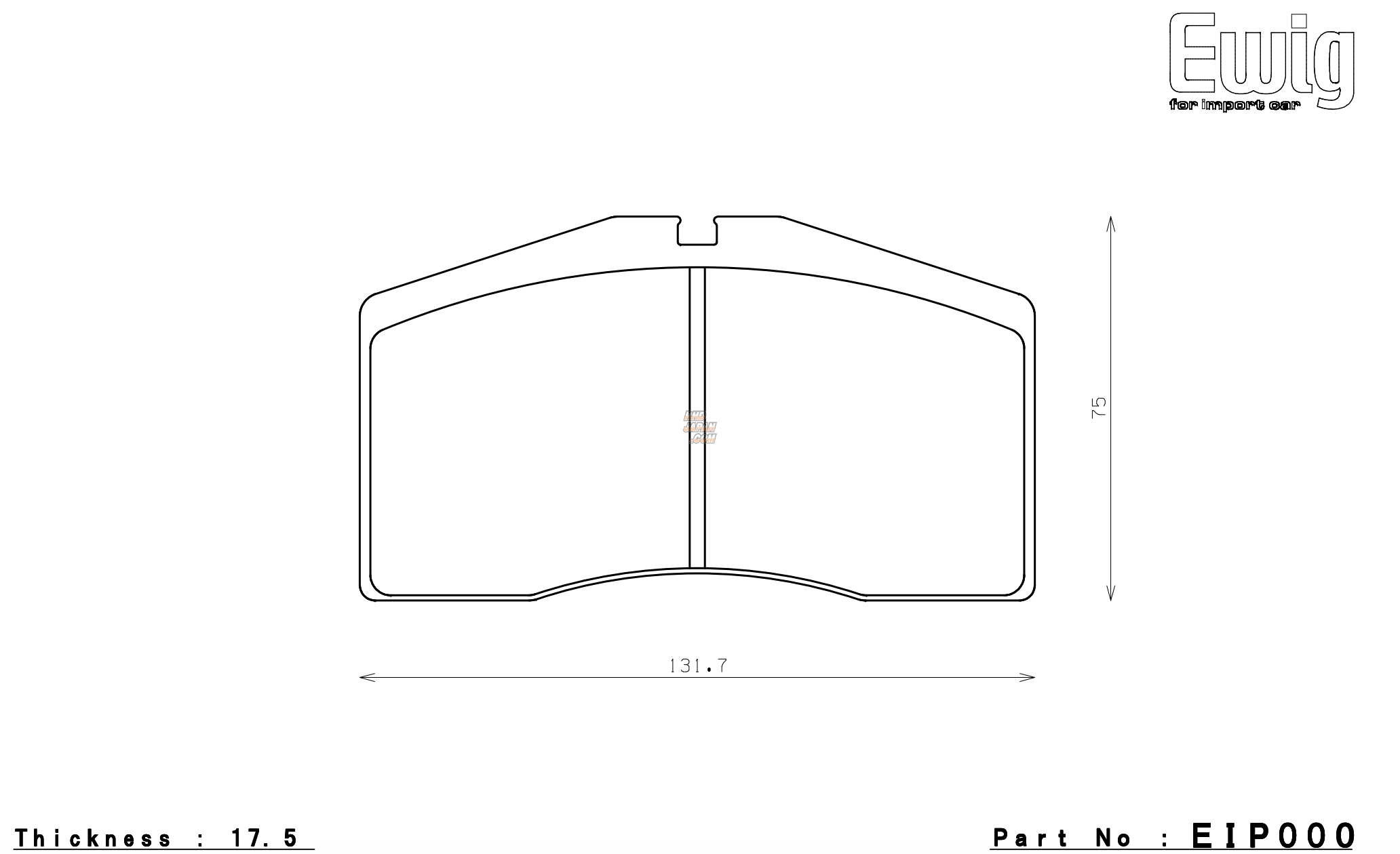 Endless Ewig Front Brake Pads Circuit Compound CC40 (ME20) - Porsche 911 993 Carrera 4S TurboLook Carrera RS 993C4 Turbo 993T 928 928M28