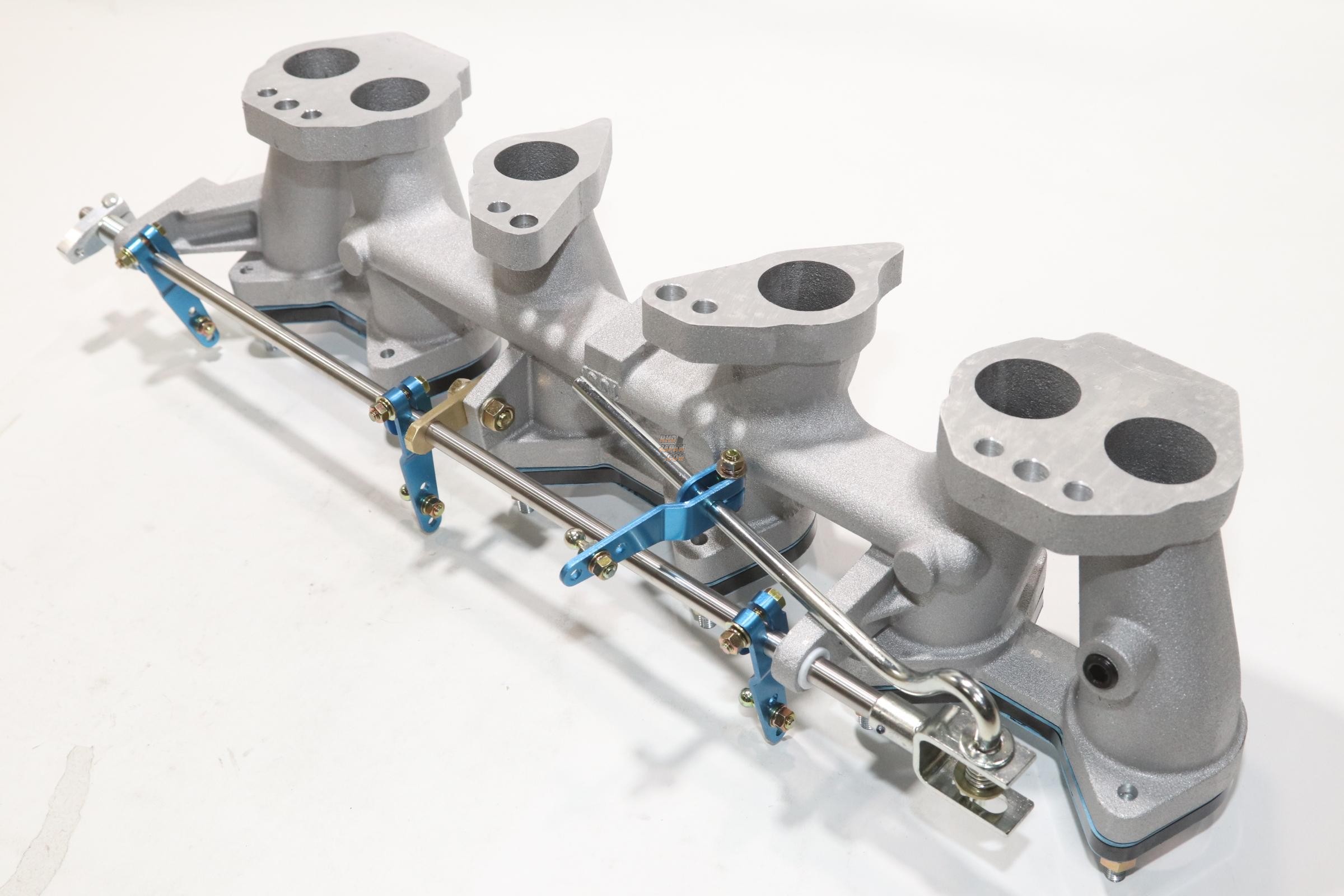 Harada Shoukai Intake Manifold Kit L-Type with Fuel Hose - L6 L20 L24 L26 L28 Rod Type
