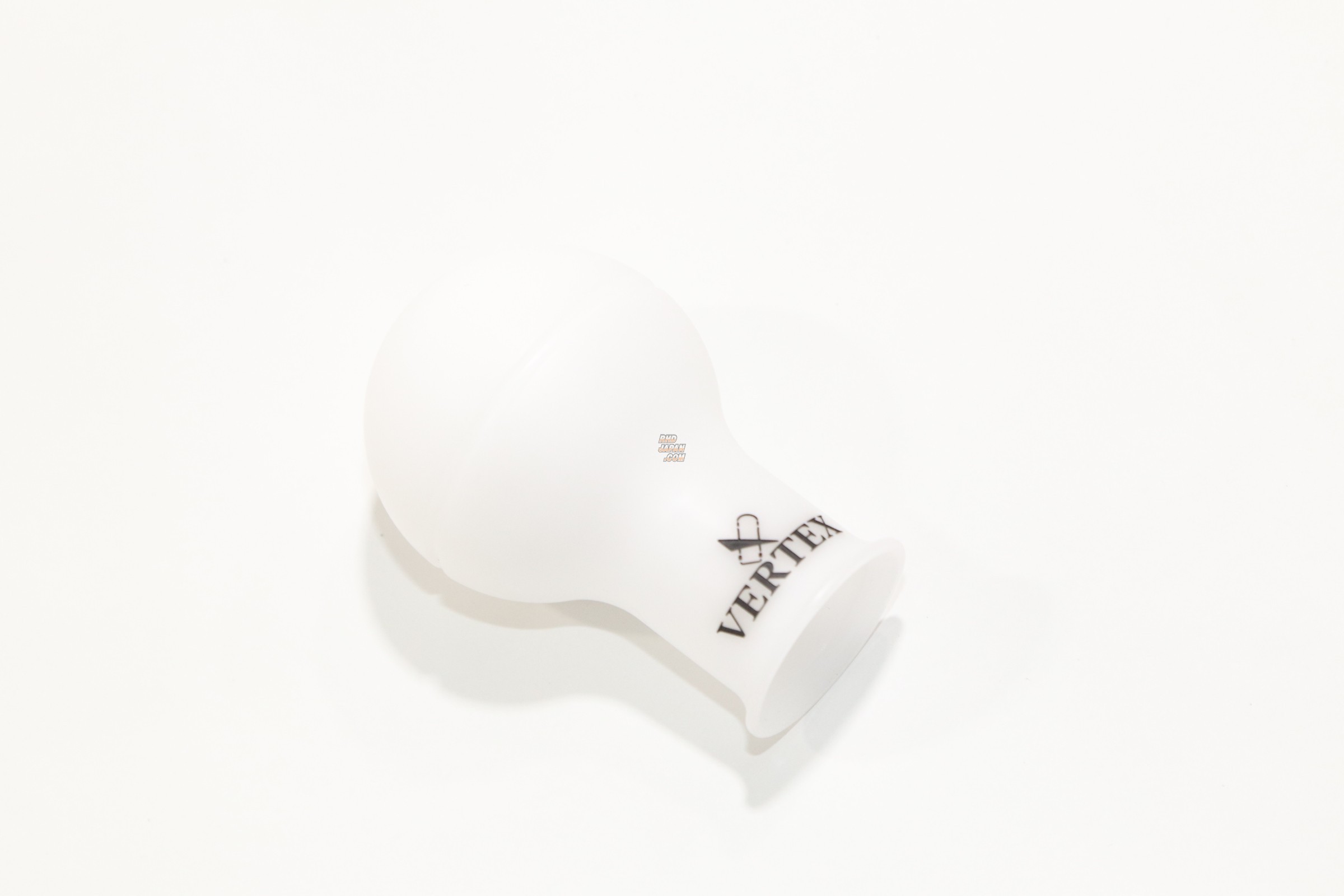 Car Make T&E Vertex Shift Knob Monochrome V2 - White with Black Logo