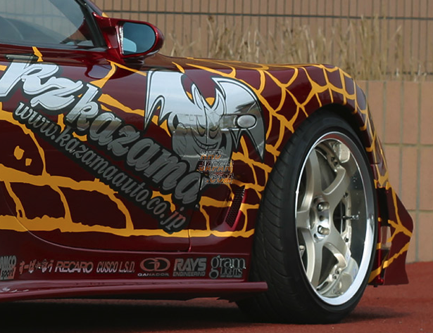 Kazama Auto Promode Front Wide Fender Set Type 2 - FD3S - RHDJapan