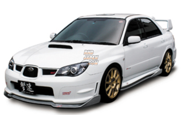 Charge Speed Bottomline Type 2 Front Lip Spoiler FRP - Impreza WRX STI GDB Applied F/G