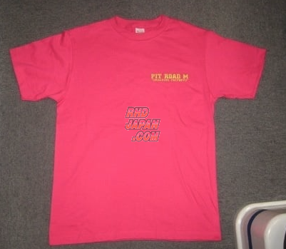 Pit Road M Original Order Made T-Shirt Type B Pink Base Gold Lettering - Men's Size LL (XL)