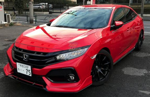 Seeker Front Half Bumper Lip Spoiler Frp Primer Gel Coat Civic Fk7 Zenki Rhdjapan