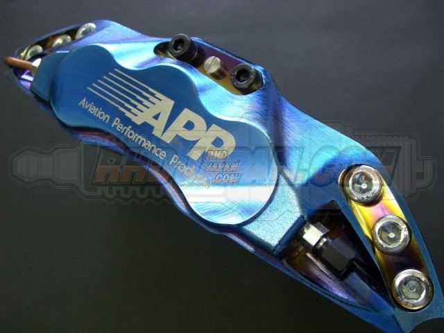 APP Front 6 POT Titanium Brake Caliper Kit - Skyline GT-R BNR34