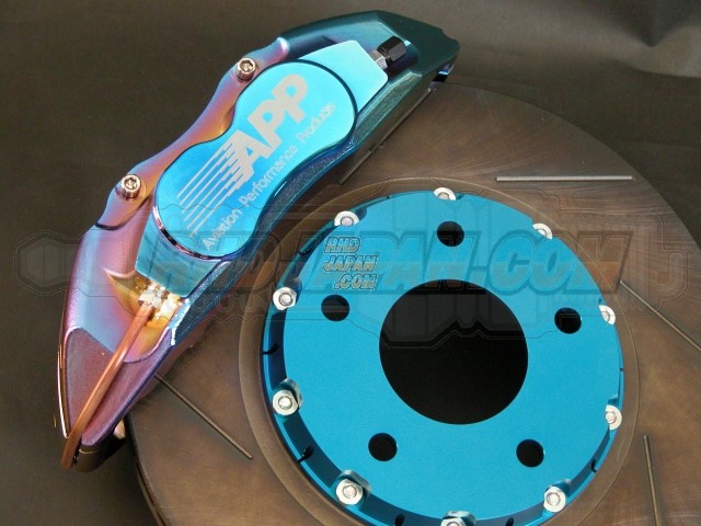 APP Front 6 POT Titanium Brake Caliper Kit - Skyline GT-R BNR34