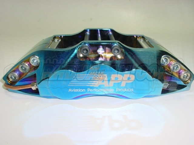 APP Front 6 POT Titanium Brake Caliper Kit - GC8