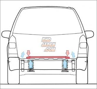 AutoExe Rear Floor Cross Bar - Mazda3 BP5P BP8P BPEP BPFP