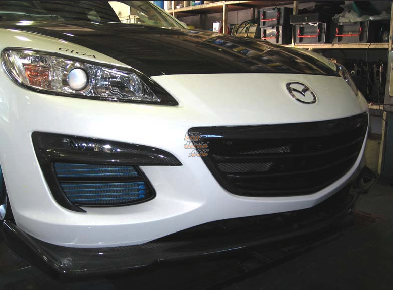 RE-Amemiya Front Fog Lamp Eye Line Carbon Fiber - RX-8 SE3P Kouki / After Minor Change