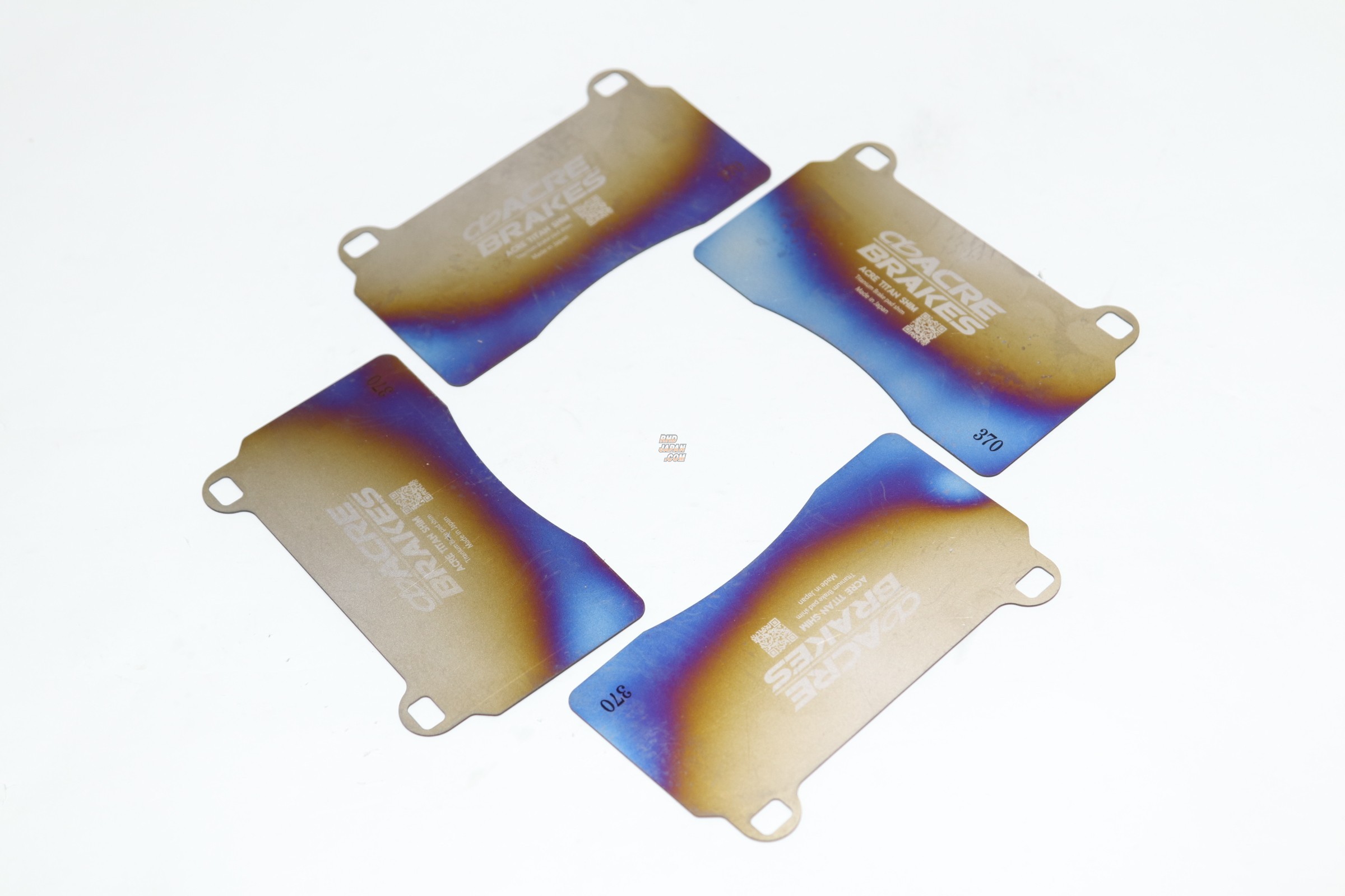 Acre Titanium Brake Pad Shim Set Front - Civic EP3 FD2 Integra DC5 S2000 AP1 AP2