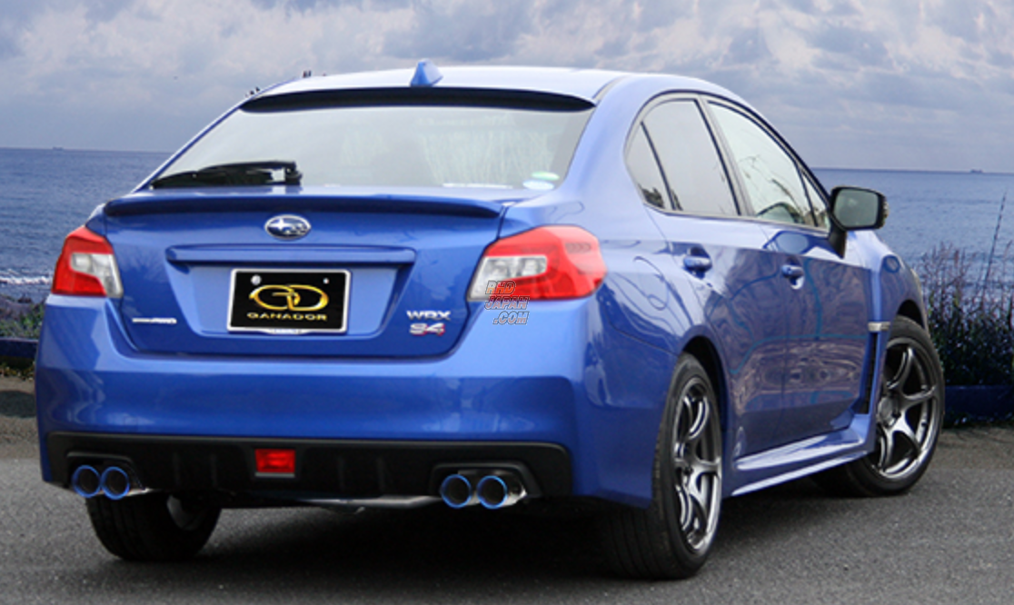 Ganador Vertex Sports Muffler Exhaust System with Center Pipe Full Titanium - WRX S4 VAG WRX STi VAB