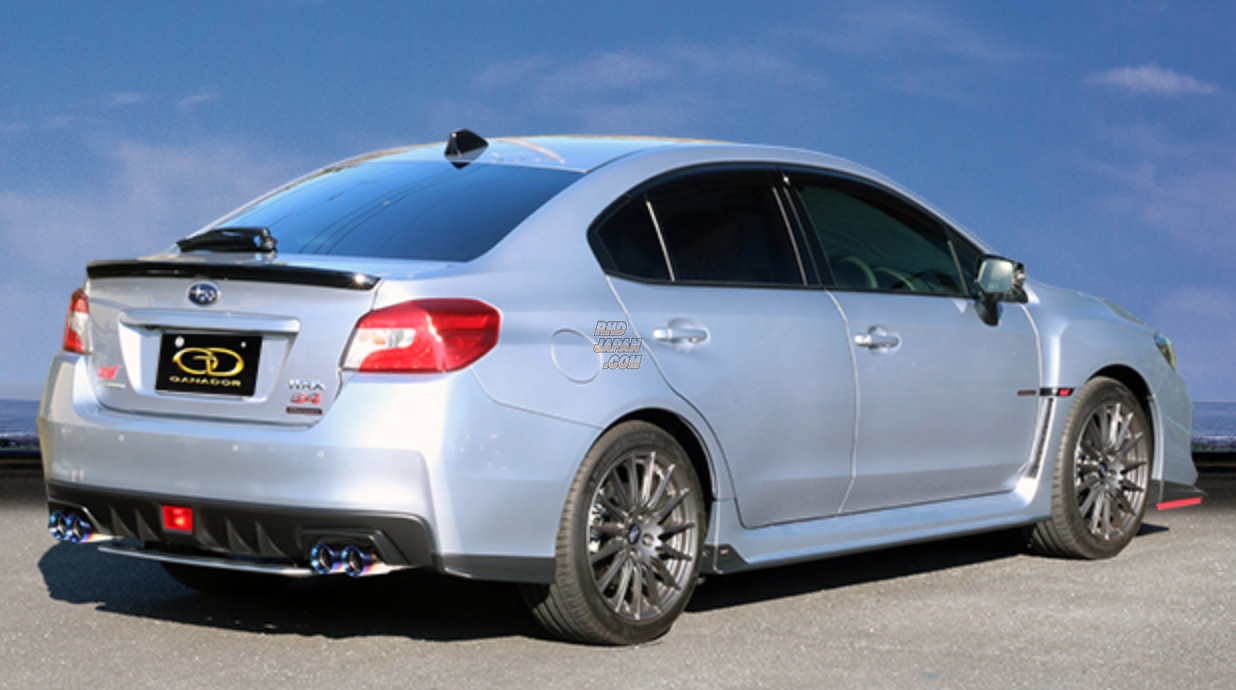 Ganador Vertex Sports Muffler Exhaust System with Center Pipe Full Titanium - WRX S4 VAG WRX STi VAB