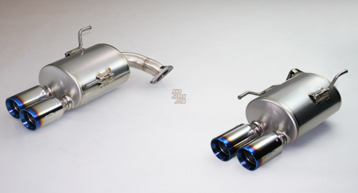 Ganador Vertex Sports Muffler Exhaust System Rear Piece Full Titanium - WRX S4 VAG WRX STi VAB