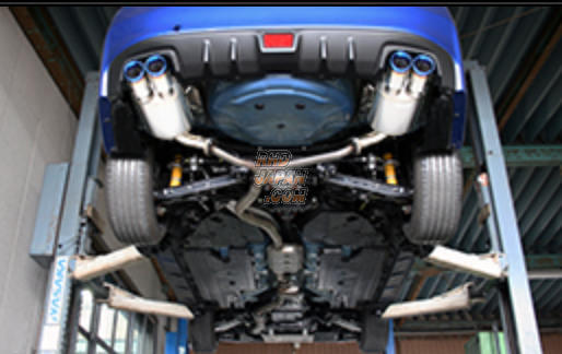 Ganador Vertex Sports Muffler Exhaust System Rear Piece Full Titanium - WRX S4 VAG WRX STi VAB