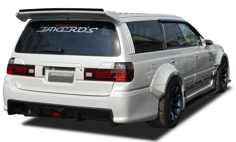 Takero's typeZERO Rear Bumper Spoiler Optional Parts Rear Diffuser Back Fog Base FRP - Stagea C34